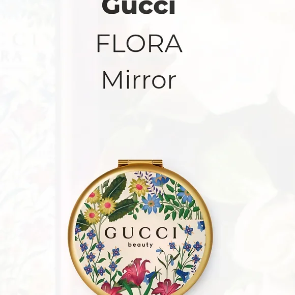 Gucci Flora Compact Mirror with Elegant Design - Picture 3 of 4